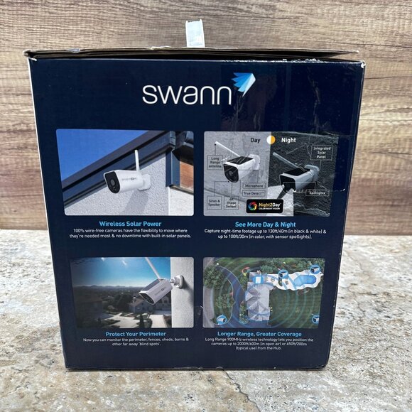 Swann MaxRanger4K Wireless Solar Security Camera System 4K Ultra HD 64GB - Picture 3 of 13